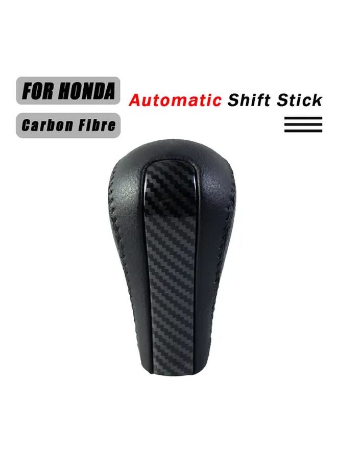 Carbon Fiber Pattern Automatic Shift Lever Head For Honda Accord 8th Gen 2010 2011 2012 - Image 1